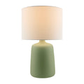 Modern European furniture - Ceramic White Linen Table Lamp - www.oroatrade.com
