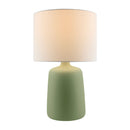 Modern European furniture - Ceramic White Linen Table Lamp - www.oroatrade.com