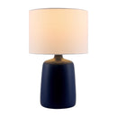 Modern European furniture - Ceramic White Linen Table Lamp - www.oroatrade.com