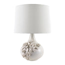 Hospitality furniture - Glazed Cream Ceramic Table Lamp - www.oroatrade.com