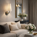 Hospitality furniture - Elongated White Shade Wall Lamp - www.oroatrade.com