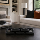 Modern European furniture - minimalist white curved sofa - www.oroatrade.com