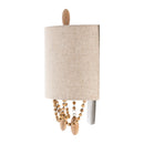 Hospitality furniture - Beige Linen Beaded Wall Lamp - www.oroatrade.com