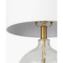 Hospitality furniture - Crackle Clear Glass Table Lamp - www.oroatrade.com