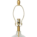 Hospitality furniture - Crackle Clear Glass Table Lamp - www.oroatrade.com