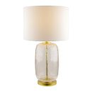 Contract furniture - Clear Glass Accent Table Lamp - www.oroatrade.com