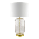 Contract furniture - Clear Glass Accent Table Lamp - www.oroatrade.com