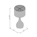 Modern European furniture - Ceramic Vase-Inspired Table Lamp - www.oroatrade.com