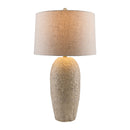 Hospitality furniture - White Textured Ceramic Table Lamp - www.oroatrade.com
