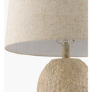 Hospitality furniture - White Textured Ceramic Table Lamp - www.oroatrade.com