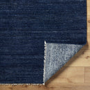 Hospitality furniture - Blue Wool Fringed Table Runner - www.oroatrade.com