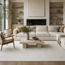 Modern European furniture - Hand-Knotted Wool Fringed Carpet - www.oroatrade.com