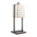 Contract furniture - Silver Gray Accent Table Lamp - www.oroatrade.com