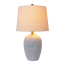 Contract furniture - Antiqued Gray Ceramic Table Lamp - www.oroatrade.com