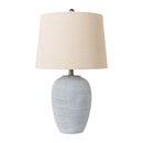 Contract furniture - Antiqued Gray Ceramic Table Lamp - www.oroatrade.com