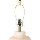 Hospitality furniture - Beige Linen Ceramic Table Lamp - www.oroatrade.com