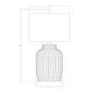 Hospitality furniture - Beige Linen Ceramic Table Lamp - www.oroatrade.com