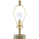 Hospitality furniture - White Linen Ceramic Table Lamp - www.oroatrade.com