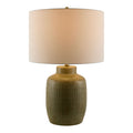 Hospitality furniture - White Linen Ceramic Table Lamp - www.oroatrade.com