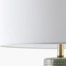 Hospitality furniture - White Linen Ceramic Table Lamp - www.oroatrade.com