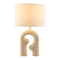 Modern European furniture - Wavy Carved Base Table Lamp - www.oroatrade.com