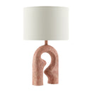 Modern European furniture - Wavy Carved Base Table Lamp - www.oroatrade.com