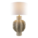 Hospitality furniture - Gray Scuptured Accent Table Lamp - www.oroatrade.com