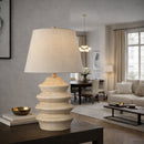 Hospitality furniture - Painted Cream Accent Table Lamp - www.oroatrade.com