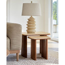 Hospitality furniture -  Painted Cream Accent Table Lamp - www.oroatrade.com