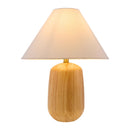 Hospitality furniture - Beige Wood Veneer Table Lamp - www.oroatrade.com