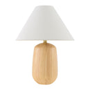 Hospitality furniture - Beige Wood Veneer Table Lamp - www.oroatrade.com