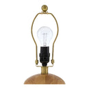 Hospitality furniture - Beige Wood Veneer Table Lamp - www.oroatrade.com