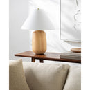 Hospitality furniture - Beige Wood Veneer Table Lamp - www.oroatrade.com