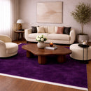 Modern European furniture - Hand-Loomed Wool Fringe Square Carpet - www.oroatrade.com