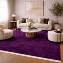 Modern European furniture - Hand-Loomed Wool Fringe Square Carpet - www.oroatrade.com