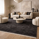 Modern European furniture - Hand-Loomed Wool Fringe Square Carpet - www.oroatrade.com