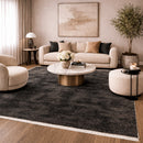 Modern European furniture - Hand-Loomed Wool Fringe Square Carpet - www.oroatrade.com