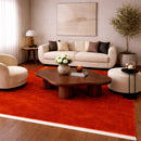 Modern European furniture - Hand-Loomed Wool Fringe Square Carpet - www.oroatrade.com