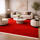 Modern European furniture - Hand-Loomed Wool Fringe Square Carpet - www.oroatrade.com