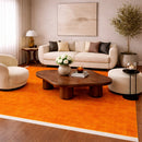 Modern European furniture - Hand-Loomed Wool Fringe Square Carpet - www.oroatrade.com