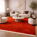 Modern European furniture - Hand-Loomed Wool Fringe Square Carpet - www.oroatrade.com