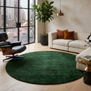 Modern furniture - Hand-Loomed Wool Fringe Round Carpet - www.oroatrade.com