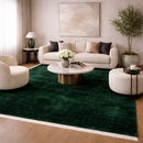 Modern European furniture - Hand-Loomed Wool Fringe Square Carpet - www.oroatrade.com
