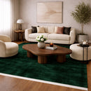 Modern European furniture - Hand-Loomed Wool Fringe Square Carpet - www.oroatrade.com