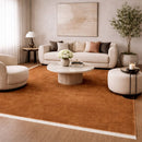 Modern European furniture - Hand-Loomed Wool Fringe Square Carpet - www.oroatrade.com