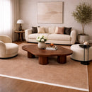Modern European furniture - Hand-Loomed Wool Fringe Square Carpet - www.oroatrade.com