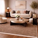 Modern European furniture - Hand-Loomed Wool Fringe Square Carpet - www.oroatrade.com