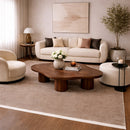 Modern European furniture - Hand-Loomed Wool Fringe Square Carpet - www.oroatrade.com