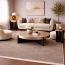 Modern European furniture - Hand-Loomed Wool Fringe Square Carpet - www.oroatrade.com