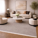 Modern European furniture - Hand-Loomed Wool Fringe Square Carpet - www.oroatrade.com